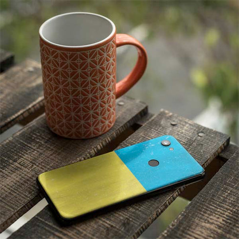Ukraine Flag Distressed Google Pixel 3a Skin